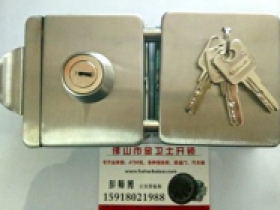 玻璃门锁